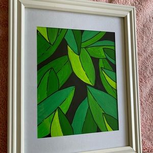 Hand Painted Leaves